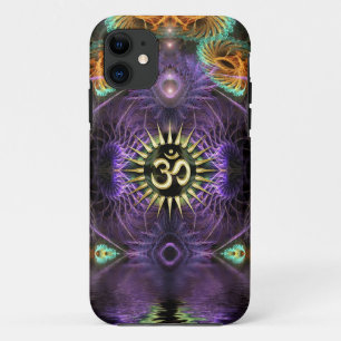 Purple Fantasy Fractals NewAge Aum iPhone 5 Case-Mate iPhone Case