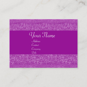 PURPLE FASHION BEADS BUSINESS CARD