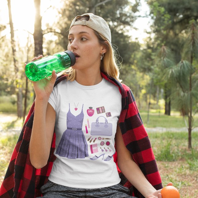 Purple Fashion Set T-Shirt (Creator Uploaded)