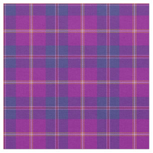 Purple Fashion Tartan Plaid Pattern Fabric