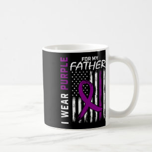 Purple Father Dad Dementia Heimerheimer Awareness Coffee Mug
