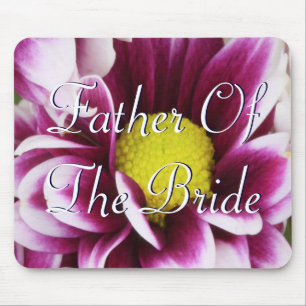 Purple Father Of The Bride Bouquet Mouse Pad