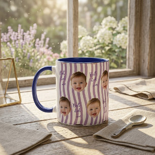 Purple Father's Day Gifts Best Dad Ever Coffee Mug