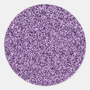 Purple Faux Glitter Envelope Seals