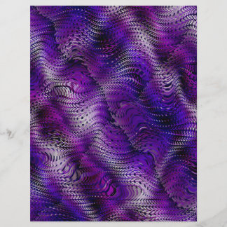 Purple Faux Snakeskin Bulk Scrapbook Paper Pages