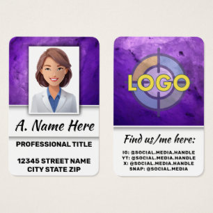 Purple Faux Stone Design Stylists & Beauty Experts