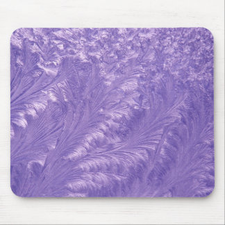 Purple Feathers Mouse Pad
