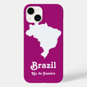Purple Festive Brazil at Emporio Moffa Case-Mate iPhone 14 Case