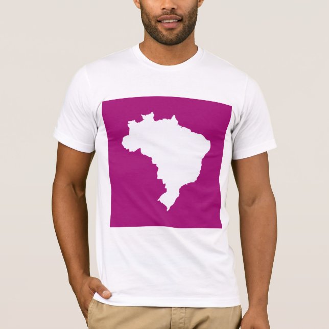 Purple Festive Brazil at Emporio Moffa T-Shirt (Front)