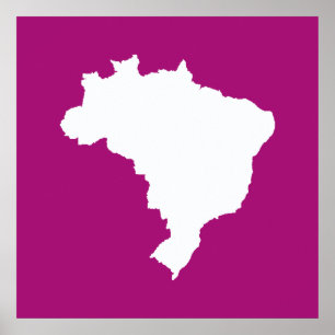 Purple Festive Brazil at Emporiomoffa Poster
