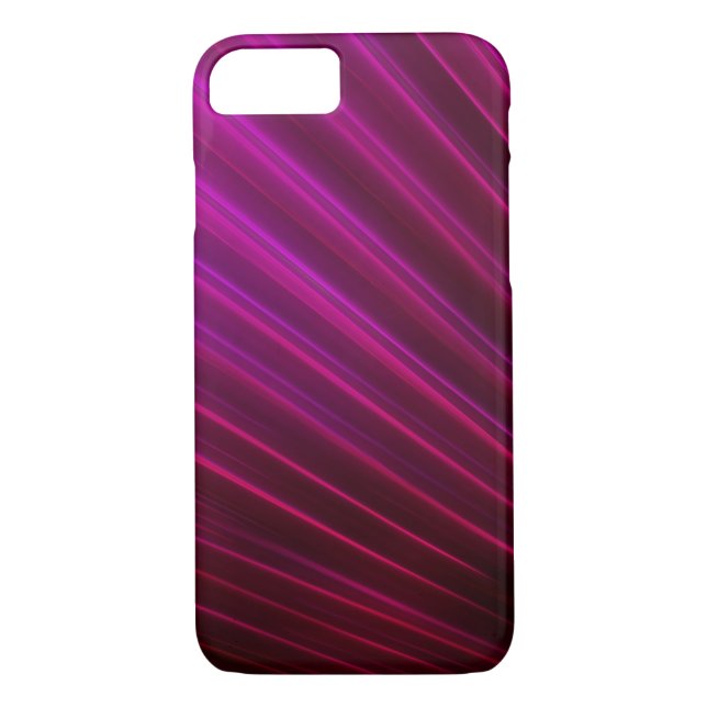 Purple Fibre Optic Fan Design Case-Mate iPhone Case (Back)