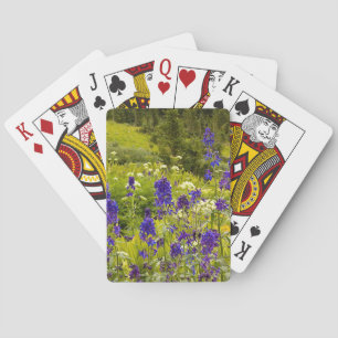 Purple Field Playing Cards