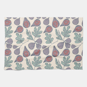 Purple Figs Tea Towel