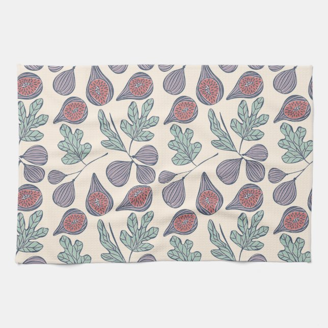 Purple Figs Tea Towel (Horizontal)