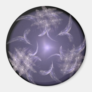 Purple Filigree Magnet