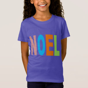 Purple fine knit T-shirt NOEL Design
