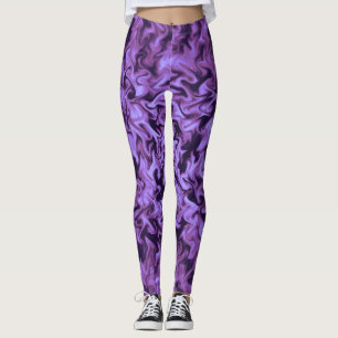 Purple Fire Leggings