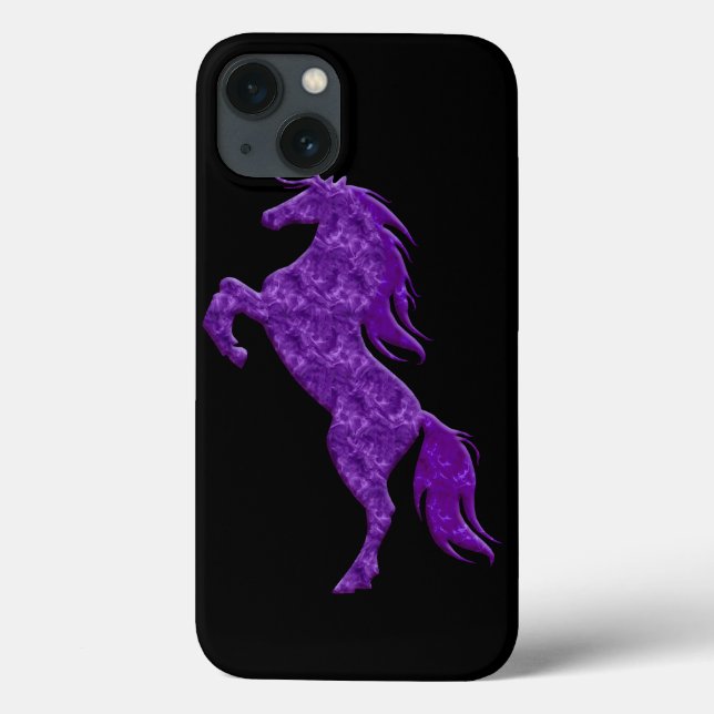 Purple Fire Unicorn iPhone 6 Case (Back)