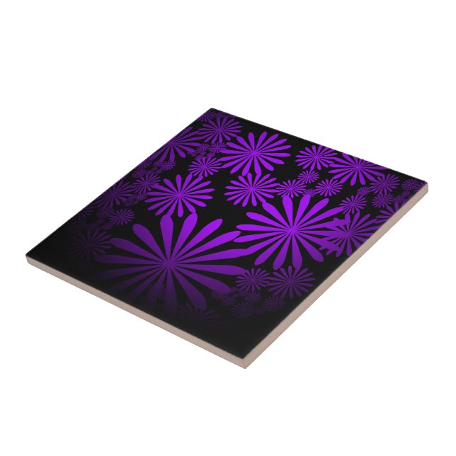 Purple Fireworks Tile (Side)