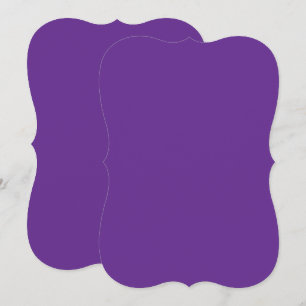 Purple Flat Cards Elegant Invite Luxe Statione