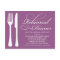 PURPLE FLATWARE | REHEARSAL DINNER INVITE