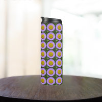 Purple Fleabane Daisy Floral Pattern