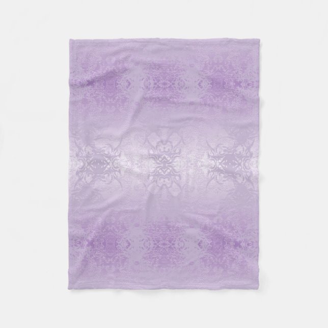 purple fleece blanket (Front)