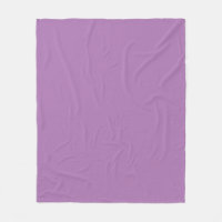Purple Fleece Blanket Soft Cosy Minimalist Throw