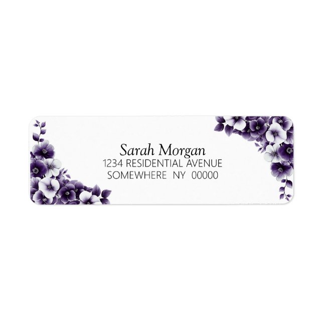 Purple Floral (Front)