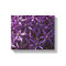 Purple Floral Bloom Wrapped Canvas