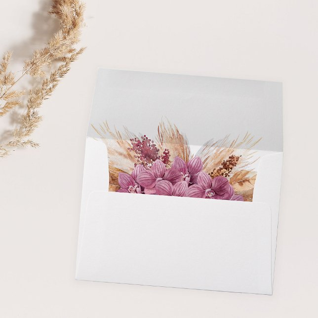 Purple Floral Boho Envelope (Creator Uploaded)