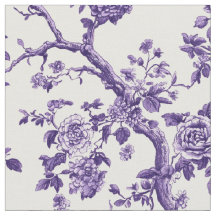 Purple Floral Branch Repeat