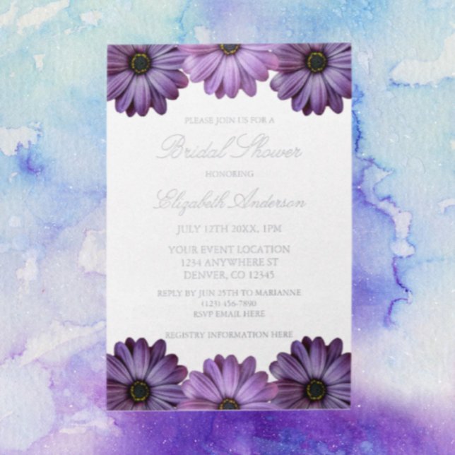 Purple Floral Bridal Shower (Creator Uploaded)