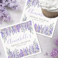 Purple Floral Bridal Shower
