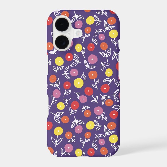 Purple Floral Ditsy Modern (Back)