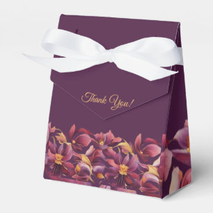 Purple Floral- Favour Box