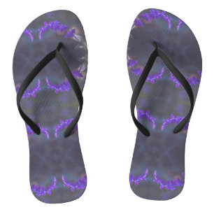 Purple Floral Garden Jandals