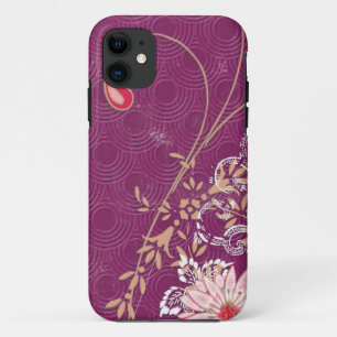 Purple Floral iPhone iPad iPod Razr Case
