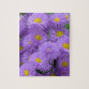 Purple Floral Jigsaw Puzzle