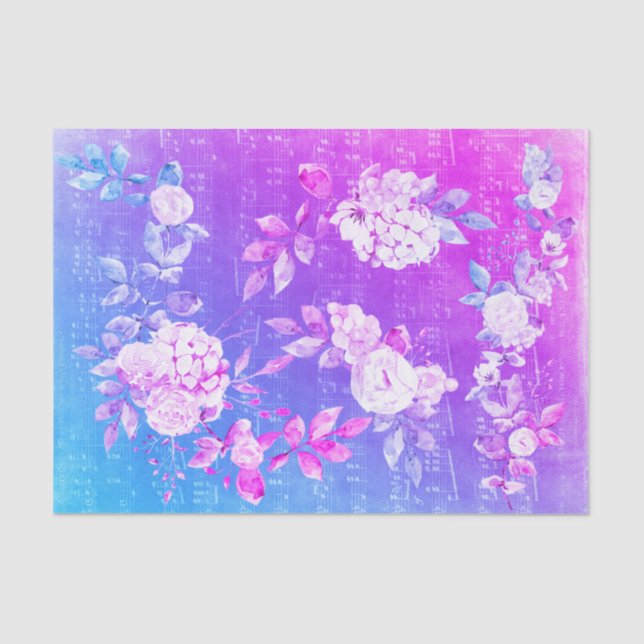 purple floral music sheet (Front)