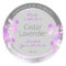 Purple Floral Product Packaging Labels Grey Silver