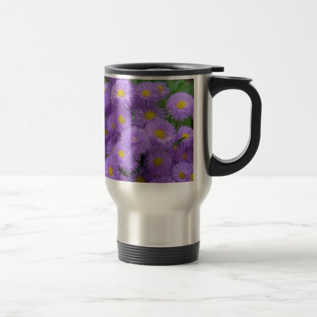 Purple Floral Travel Mug (Right)