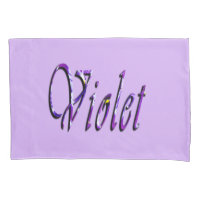 Purple Floral Violet Name, 