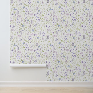 Purple Floral Wallpaper