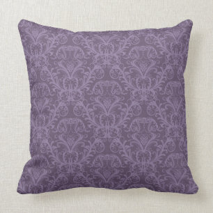 Purple floral wallpaper 2 cushion