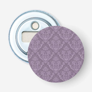 Purple floral wallpaper bottle opener