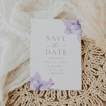 Purple Floral Wedding Watercolor Stunning Save The Date<br><div class="desc">Purple Floral Wedding Watercolor Stunning Save the Date

See matching collection in our Niche and Nest Store</div>