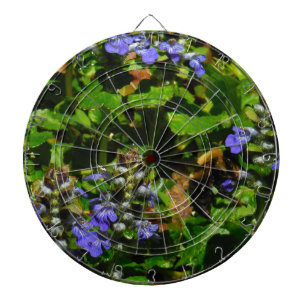 Purple Flower and Bumble Bee Dartboard