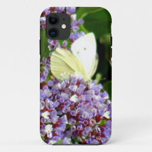 Purple Flower and Butterfly Case-Mate iPhone Case