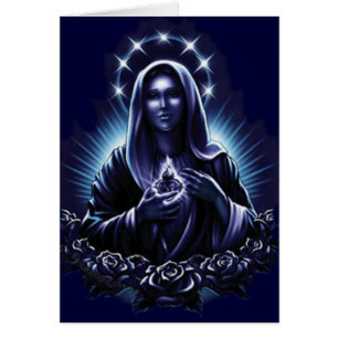 Purple Flower Blessed Virgin Mary